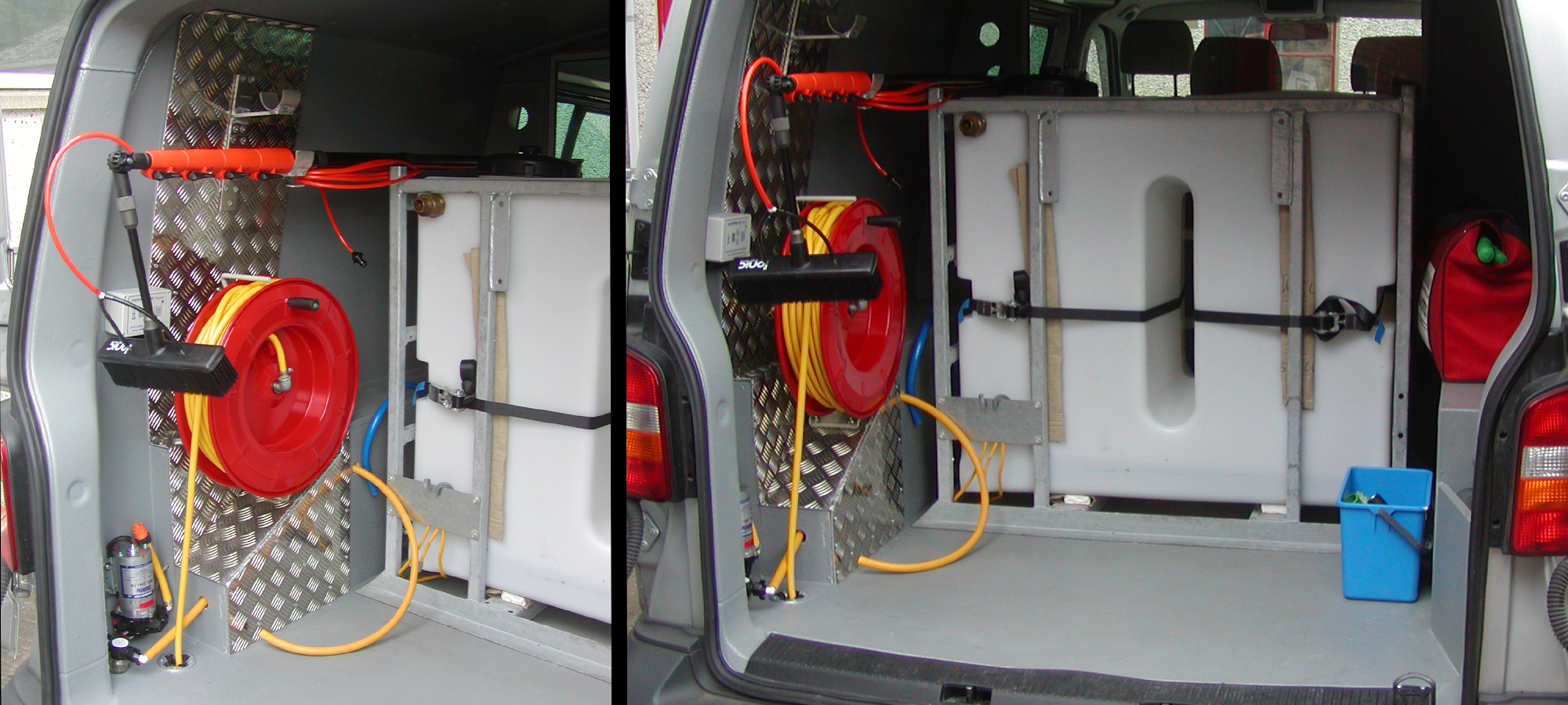 window_cleaning_van Rhino Linings of Hillsborough Northern Ireland